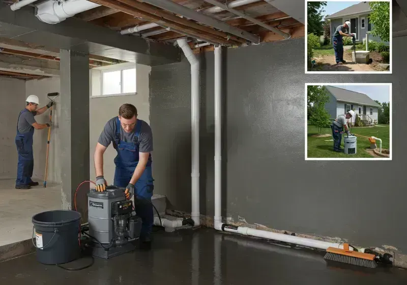 Basement Waterproofing and Flood Prevention process in Monroe, IA